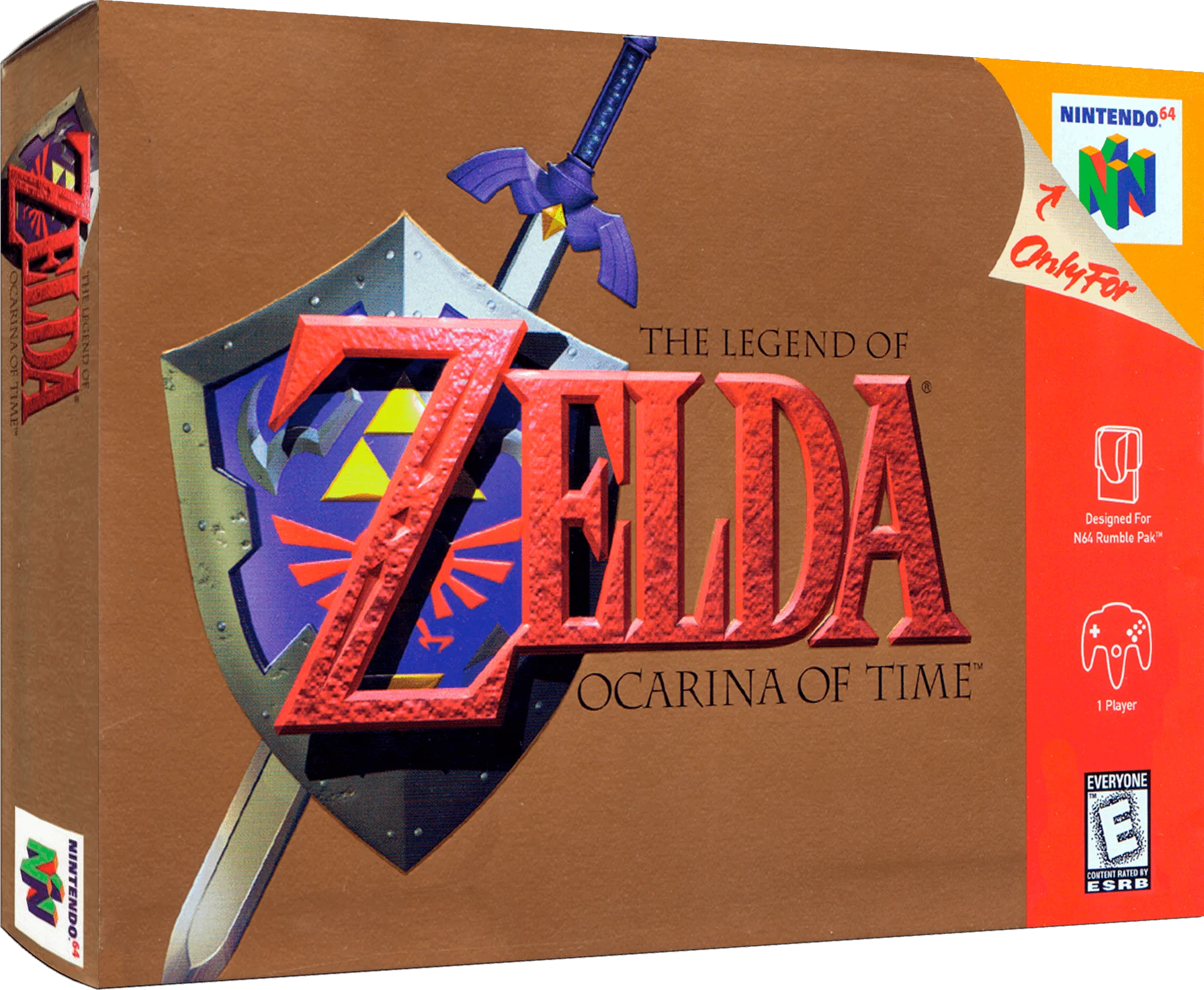 Ocarina of Time Box Art